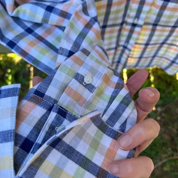 👗Cruel Girl Multicolor Plaid Button Down Shirt - Picture 4 of 5